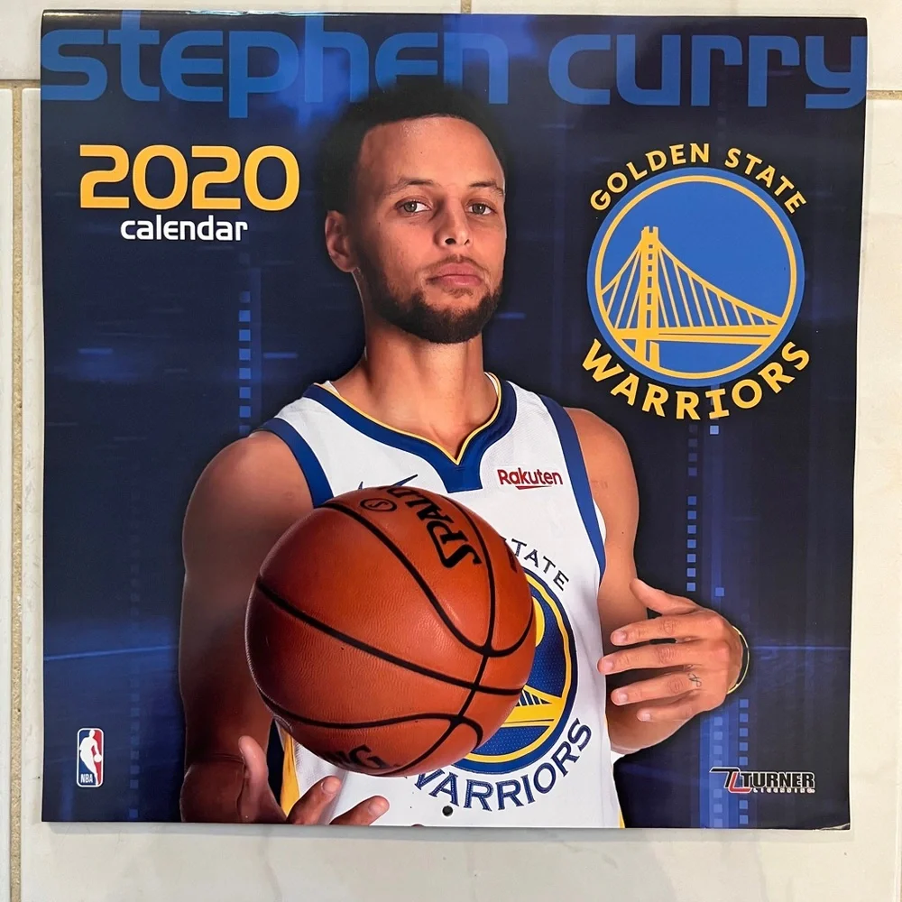 Turner Licensing NBA Stephen Curry 2020 wall calendar